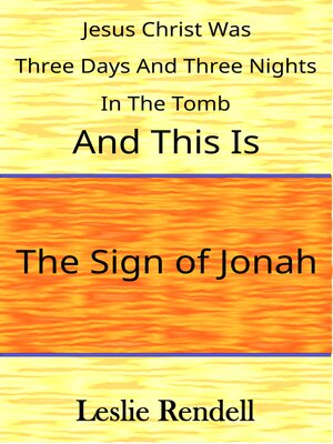 cover image of The Sign of Jonah